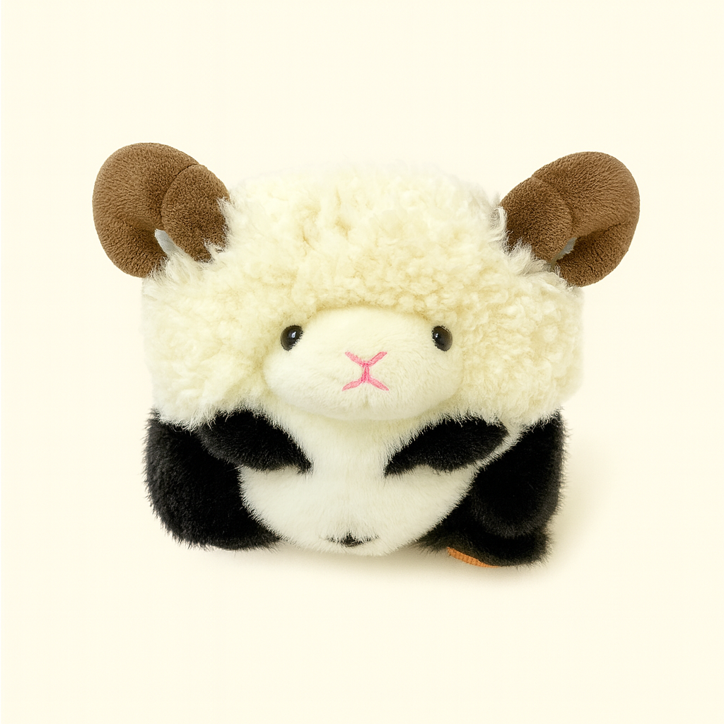 Panda Plush Toy Doll Chinese Zodiac Sheep Costume Style