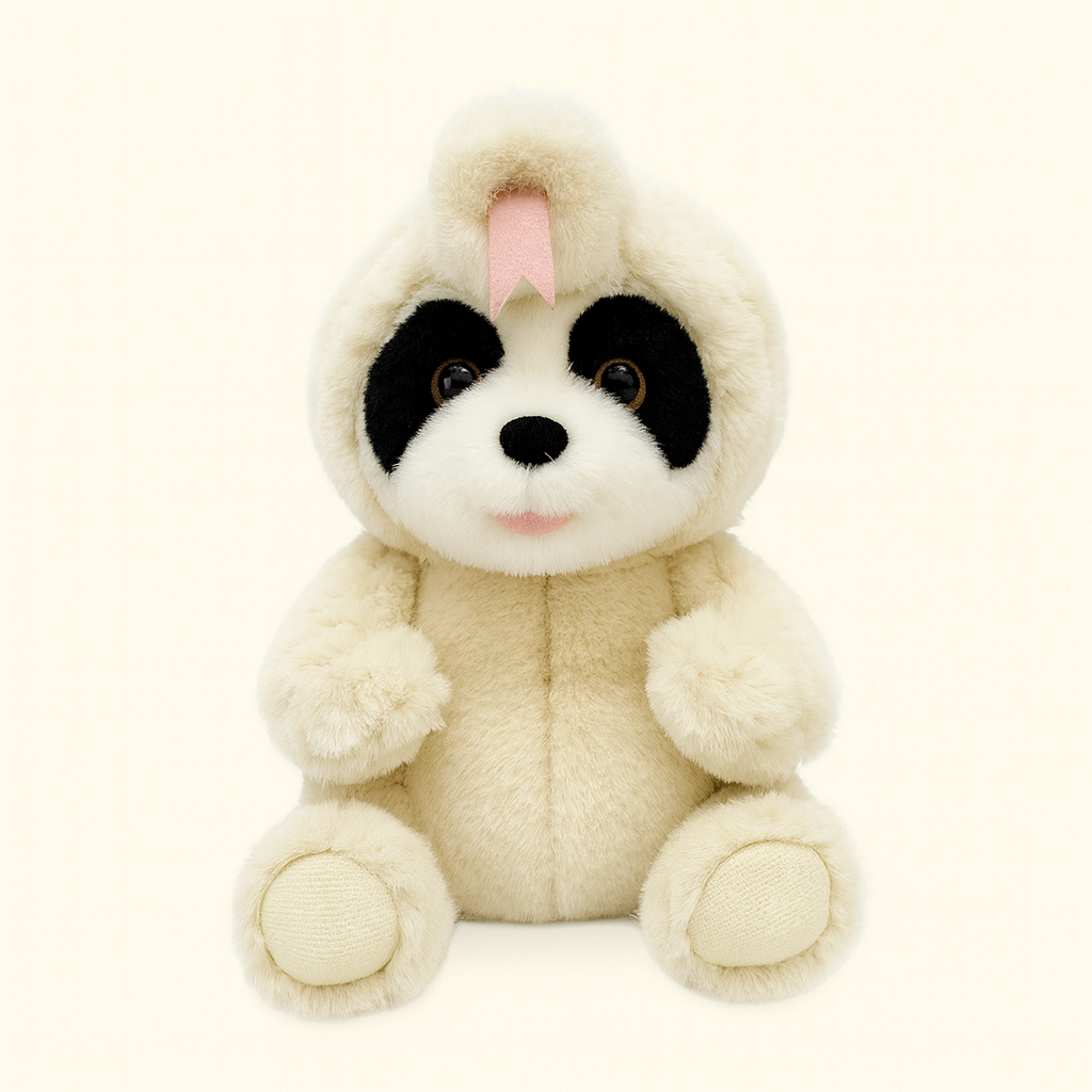 Panda Plush Toy Doll Chinese Zodiac Snake Costume Style
