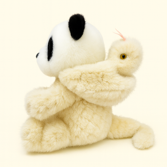 Panda Plush Toy Doll Chinese Zodiac Snake Costume Style