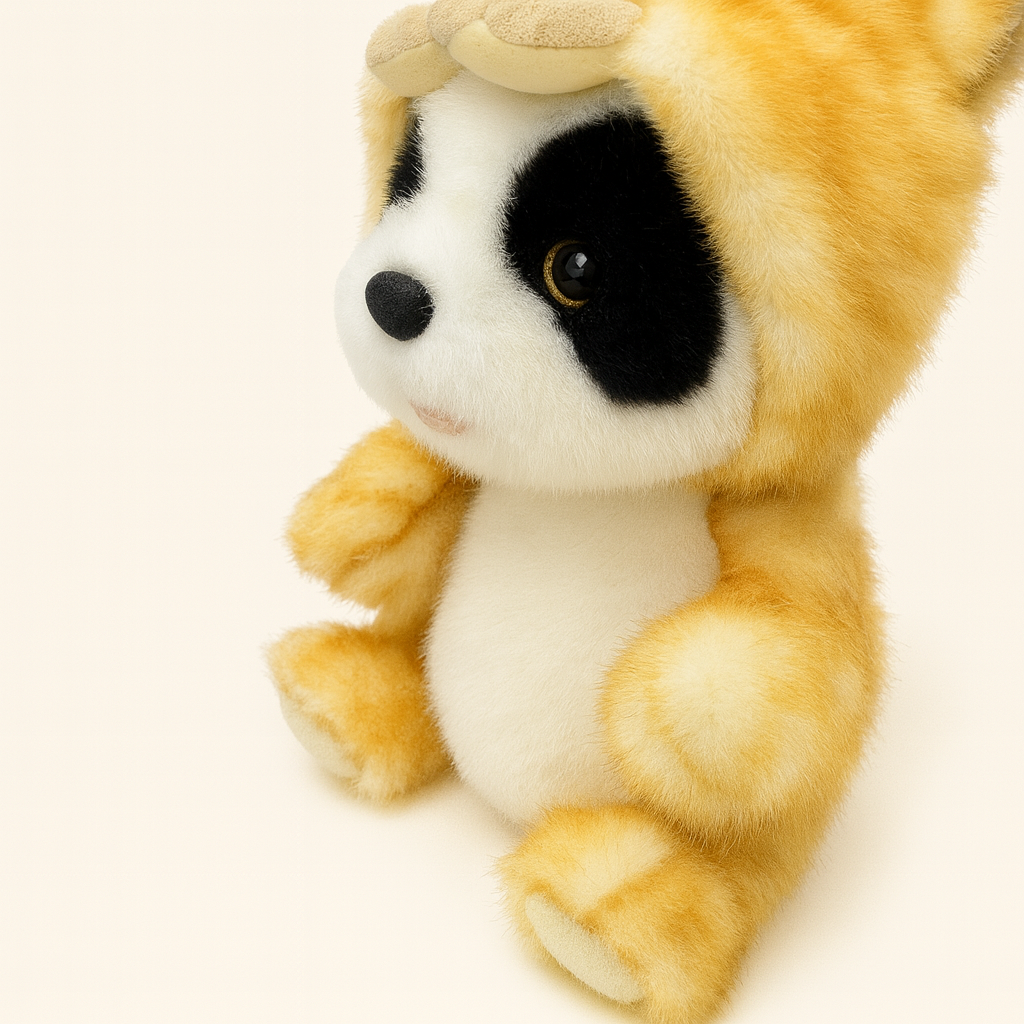 Panda Plush Toy Doll Chinese Zodiac Tiger Costume Style