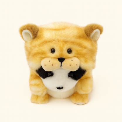 Panda Plush Toy Doll Chinese Zodiac Tiger Costume Style