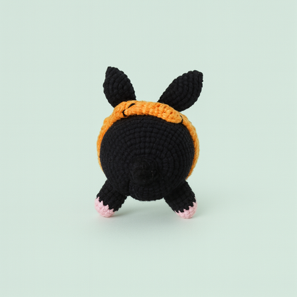 Finished Handmade Crochet Pig Plush Toy Doll