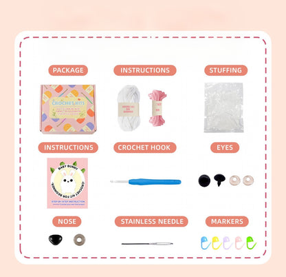 DIY Rabbit Doll Crochet Kit