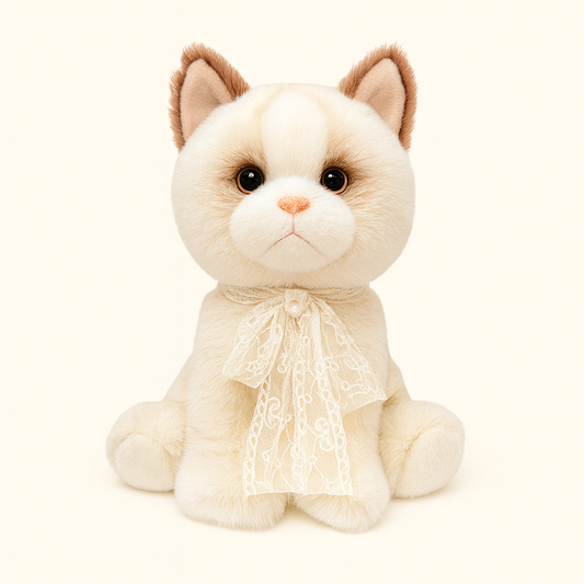 Healing cute pet elegant cat plush toy doll