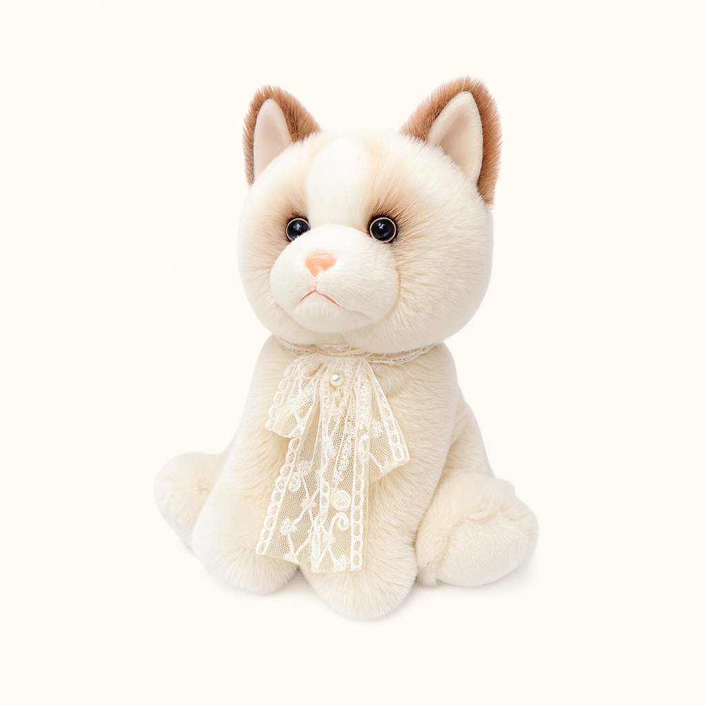 Healing cute pet elegant cat plush toy doll