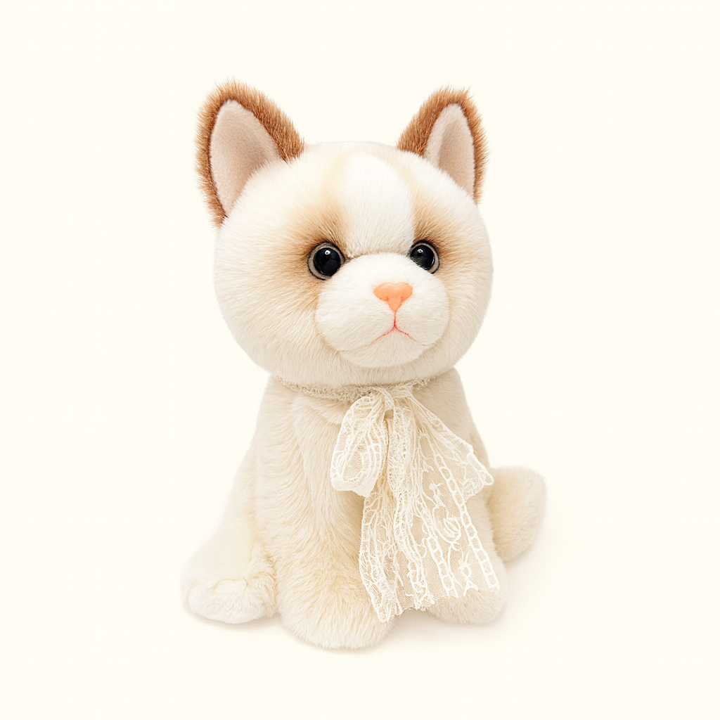 Healing cute pet elegant cat plush toy doll