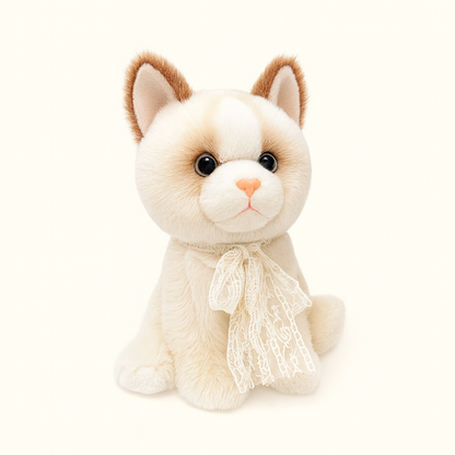 Healing cute pet elegant cat plush toy doll