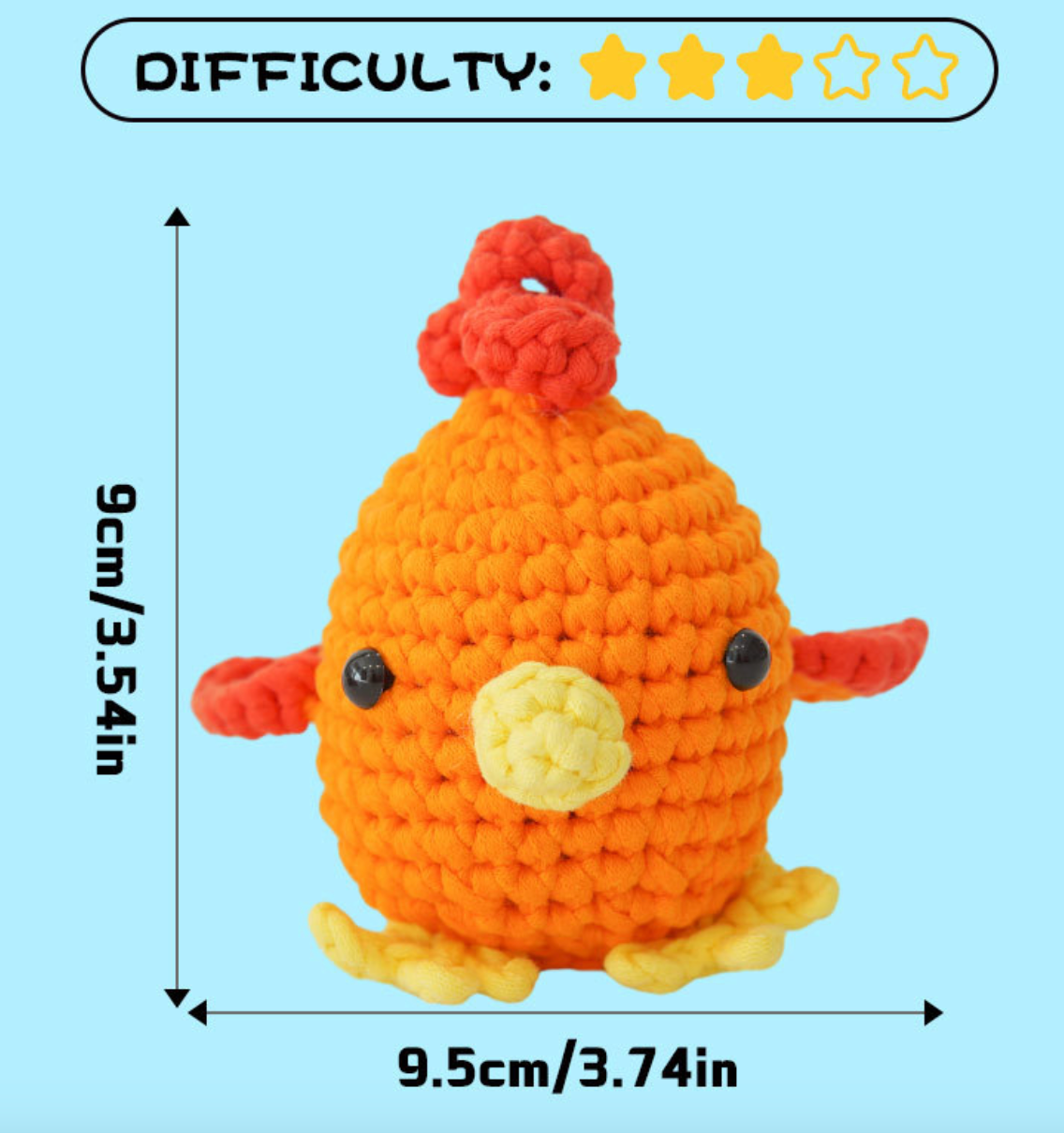 DIY Turkey Doll Crochet Kit